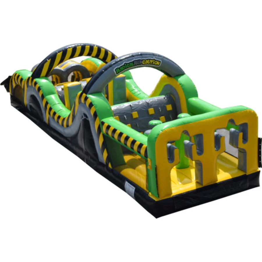 Accept customized obstacle course inflatable radiation obstacle course nuclear energy disorder course