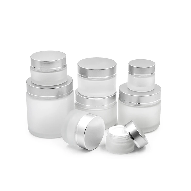 5ml 10ml 15ml 20ml 30ml 50ml 60ml 100ml skin care jars glass glass jar with screw lid