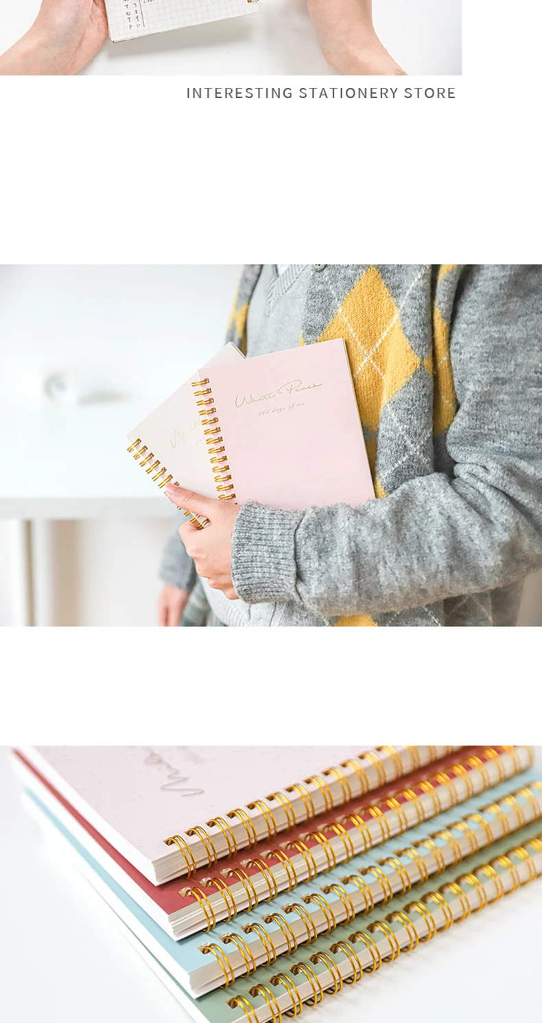 Personalised Notebooks A5 Stationery With Custom School Cartoon Spiral Diary Korean Kids Unicorn Journal Mini B5 Cute Notebook
