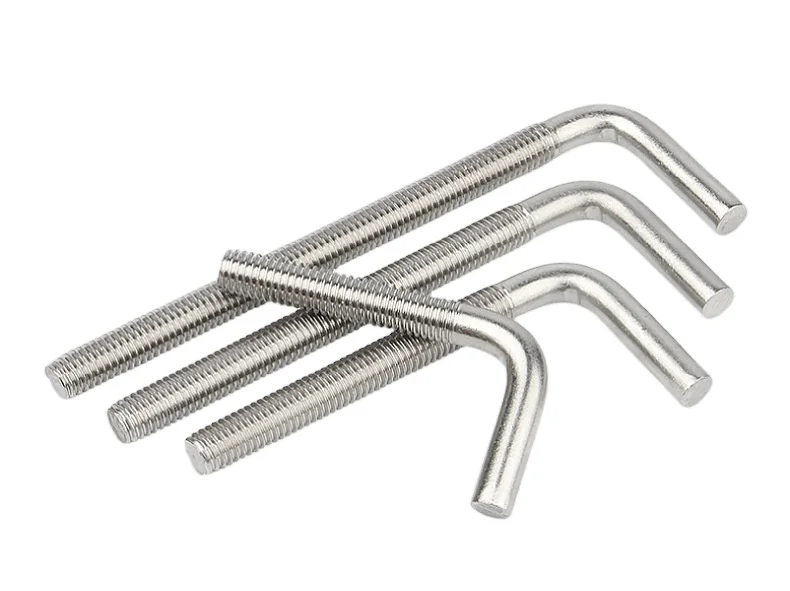 M 6 M 8 M 10 Stainless Steel 304 Square U L J Shape Bolt With Hex Nut And Base Plate Stainless Steel Bolts Manufacture