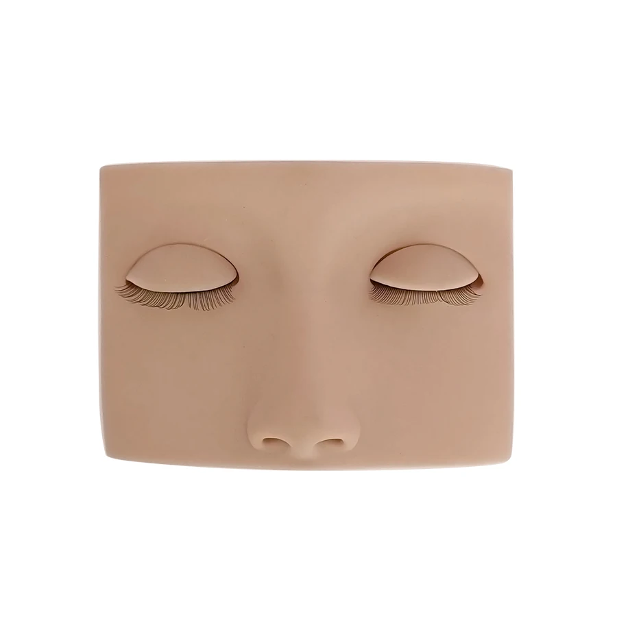 Lashes Extensions Training Lash Removable Eyelid Practice Makeup Model Head Silicone Mannequin Head
