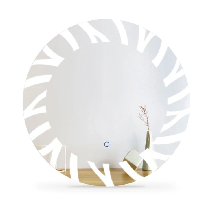 Modern smart home hotel bathroom LED mirror with light