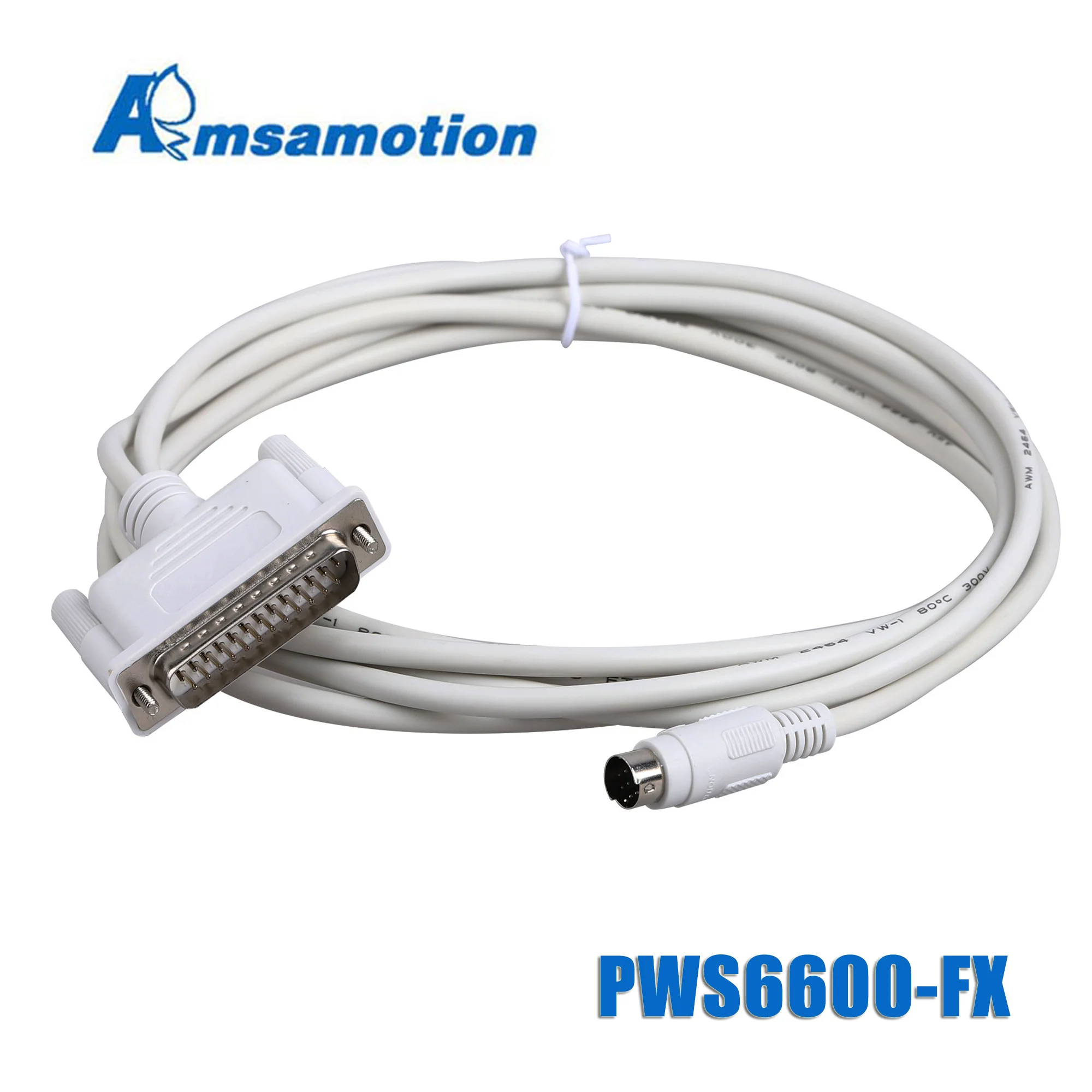 PWS6600-FX For 25pin Hitech PWS6600/6A00T HMI Connect Mitsubishi FX1S 1N 2N 3U 3GA 5U DB25 FX All Series PLC Programming Cable