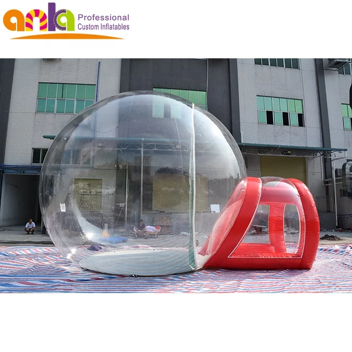 Best quality Inflatable Christmas snowball with tunnel snow globe ball for sale