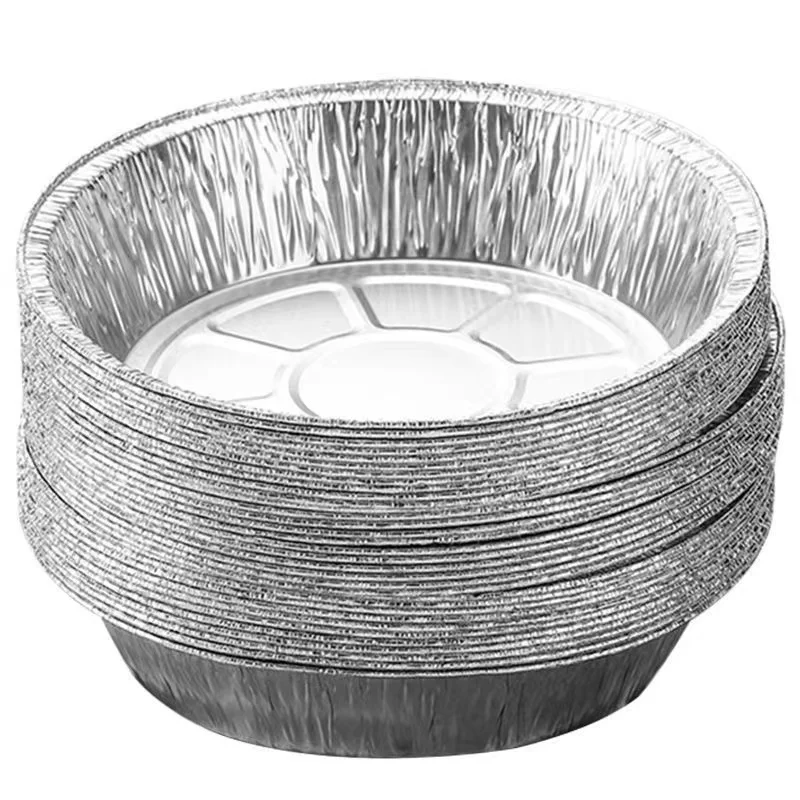 2024 New heavy duty rectangular aluminum foil container 5000cc 11 lb large aluminum foil food container tray lid