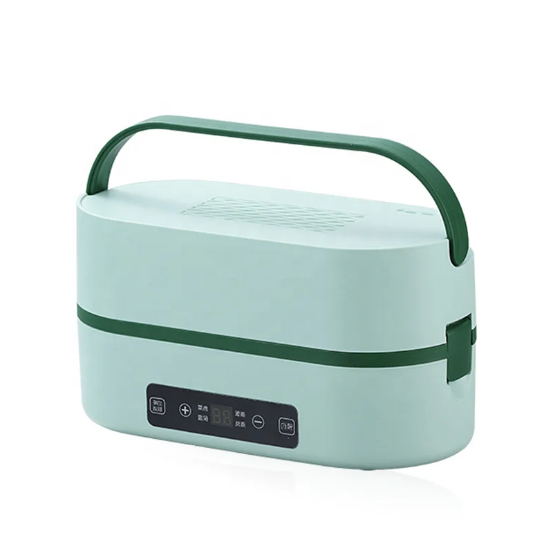 Portable Steaming Handle Rice Cooker Bento Travel Electric Heater Food Warmer Lunch Box