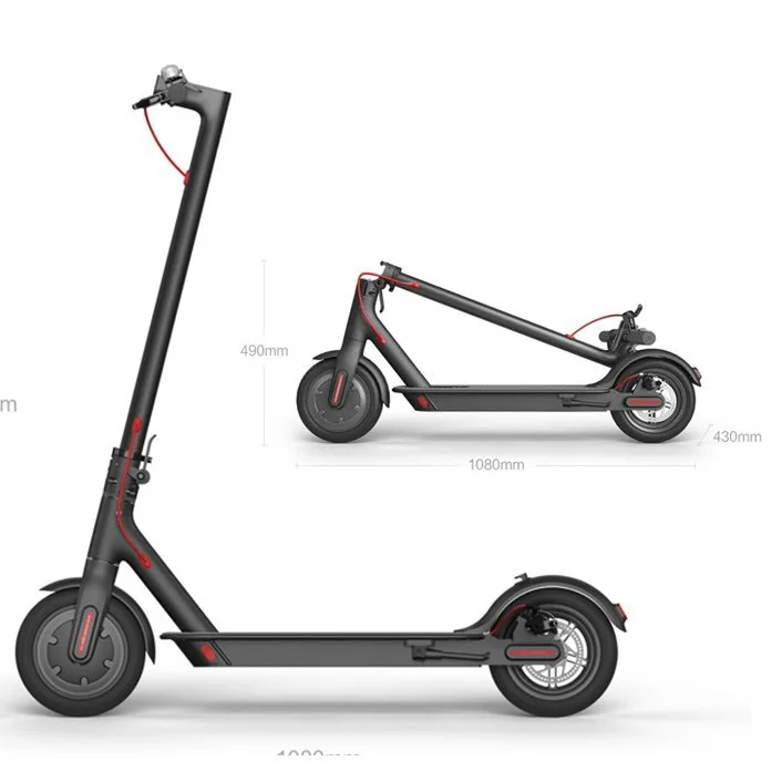 UK Warehouse xiaomi Electric Scooter  350W after the disc brake App LCD Display Free Shipping Foldable E Scooter Electric Cheap