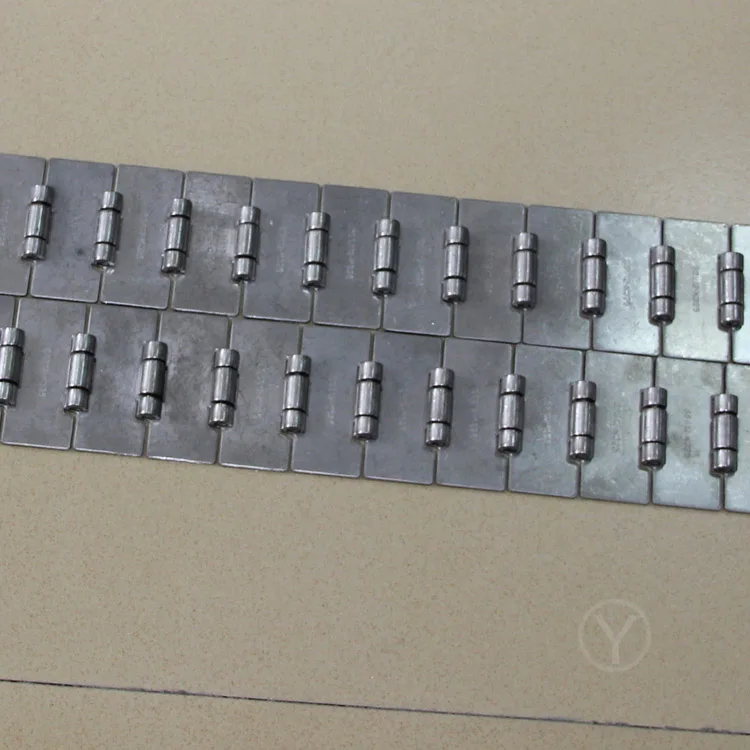 SUS304 Stainless steel slat top chains SS812-K600 for beverage industry