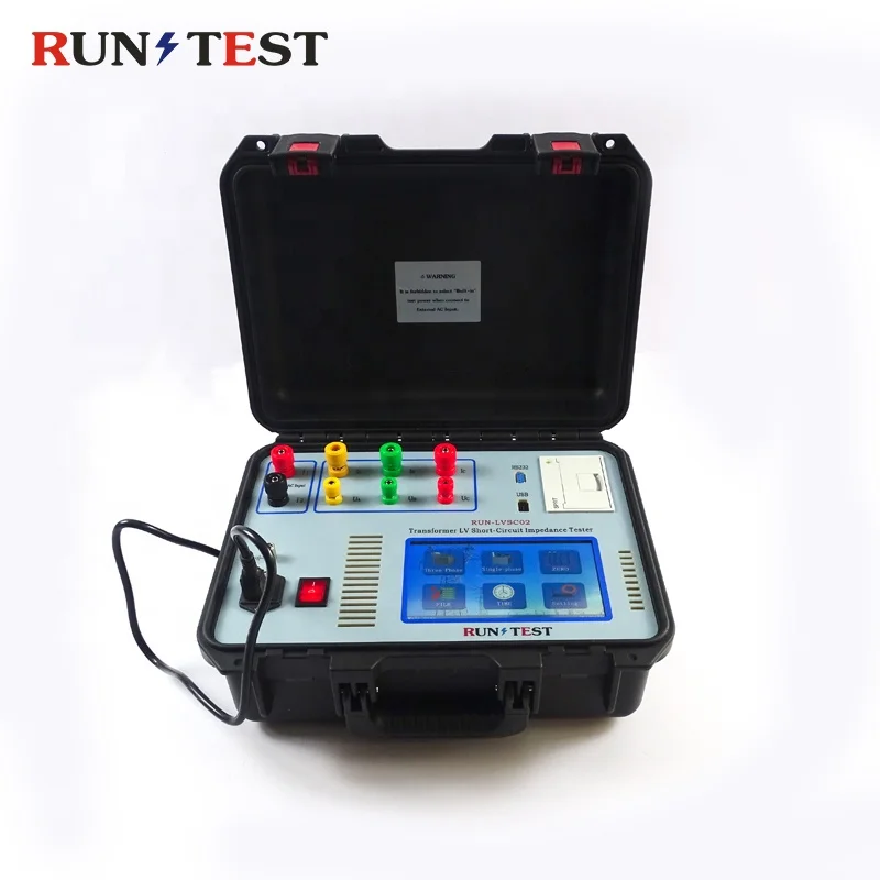 China Manufactures Electrical Current Automatic Power Test Transformer Low Voltage Short-Circuit Impedance Tester