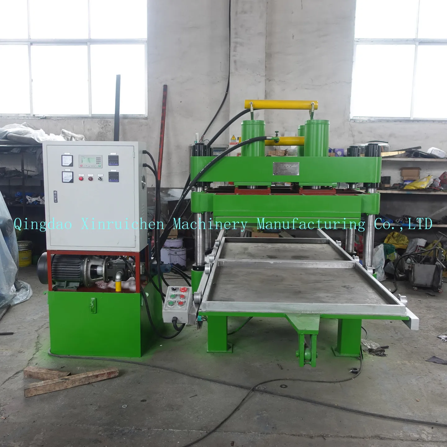 vulcanizing press for gym plates ,rubber-tile-making-machine ,rubber floor tile curing machine