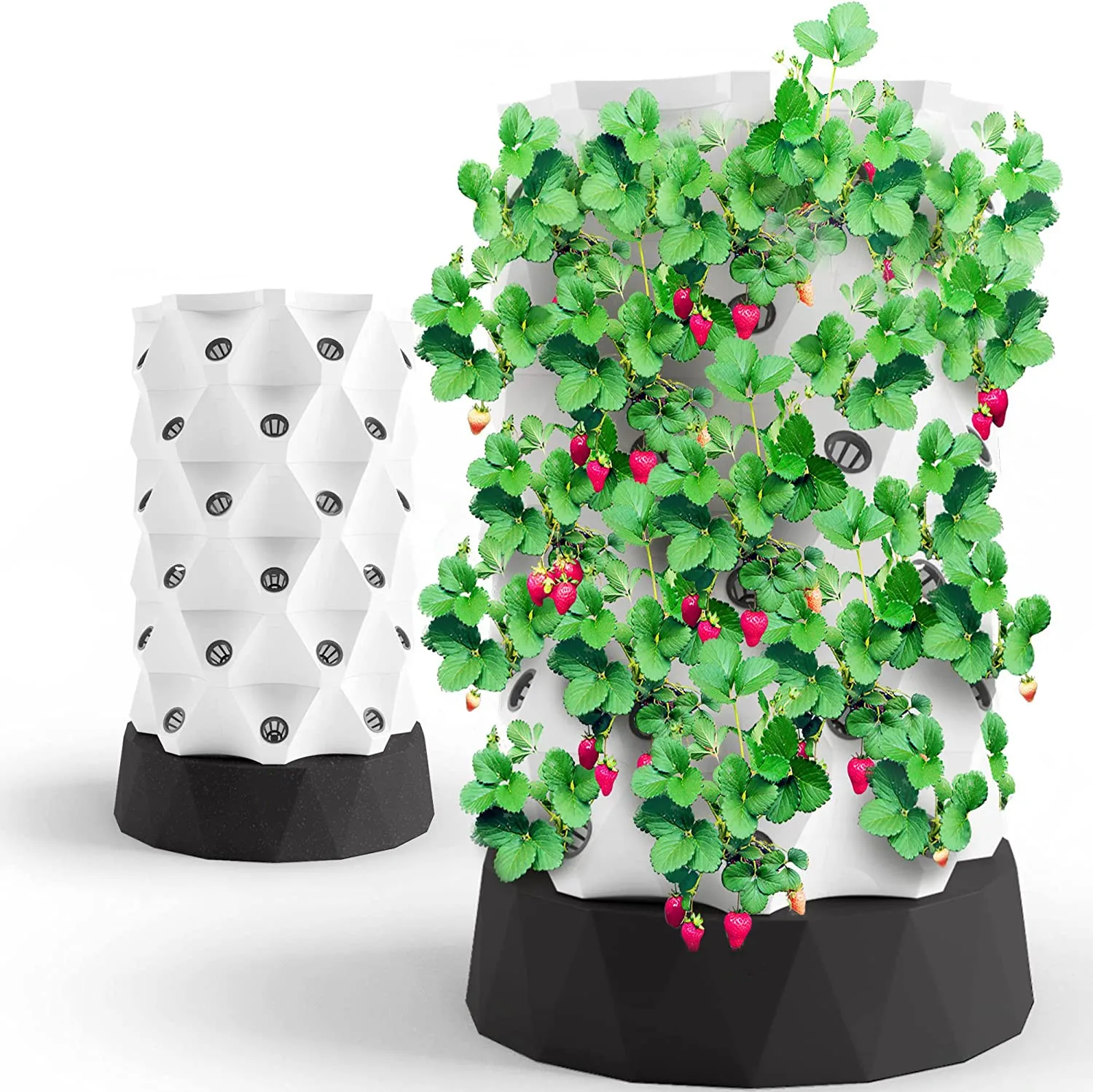Home Vertical Garden Tower with Vertical Tower for Leafy Vegetable Hydroponic Growing Systems