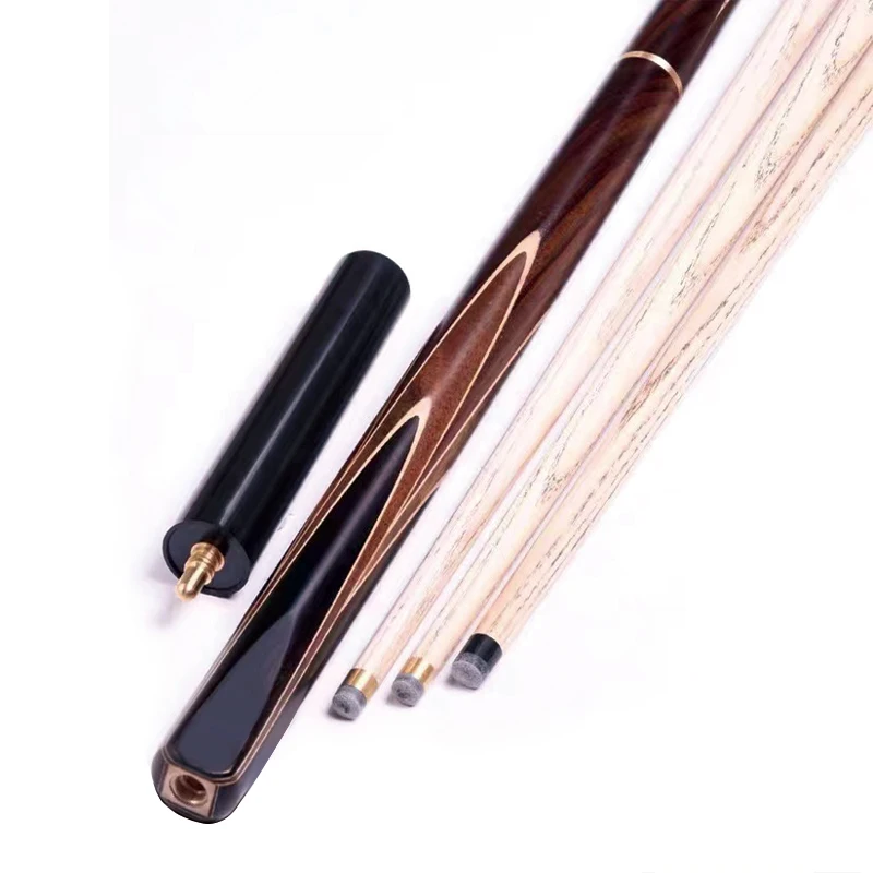 SC4004 Manufactory Customized Logo Carbon Billiard Snooker Cue 3/4 Jointed Woods Snooker Cue Stick