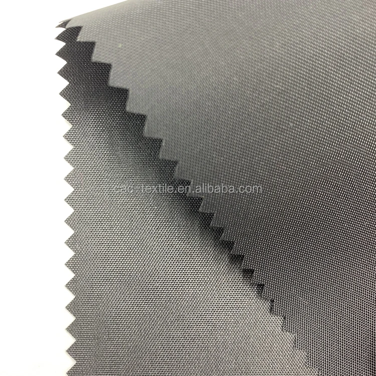 100% Nylon recycled 210D oxford fabric with pu coating and water repellent for tents and bags