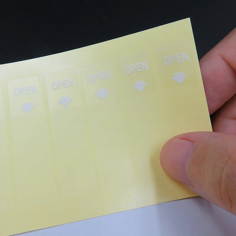 Retail Transparent Circle Seal Label 1 Inch Clear Round Sticker Sheets