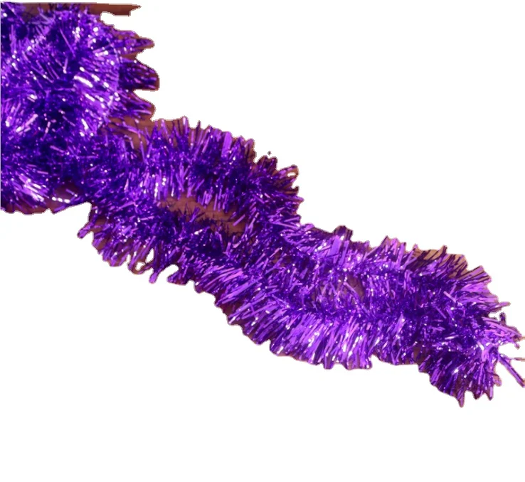 Tinsel garland for christmas decoration