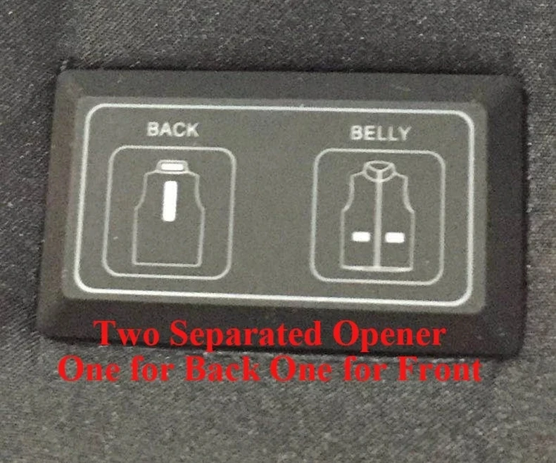 Custom fashion heated jacket cotton men burton muscle massager gun