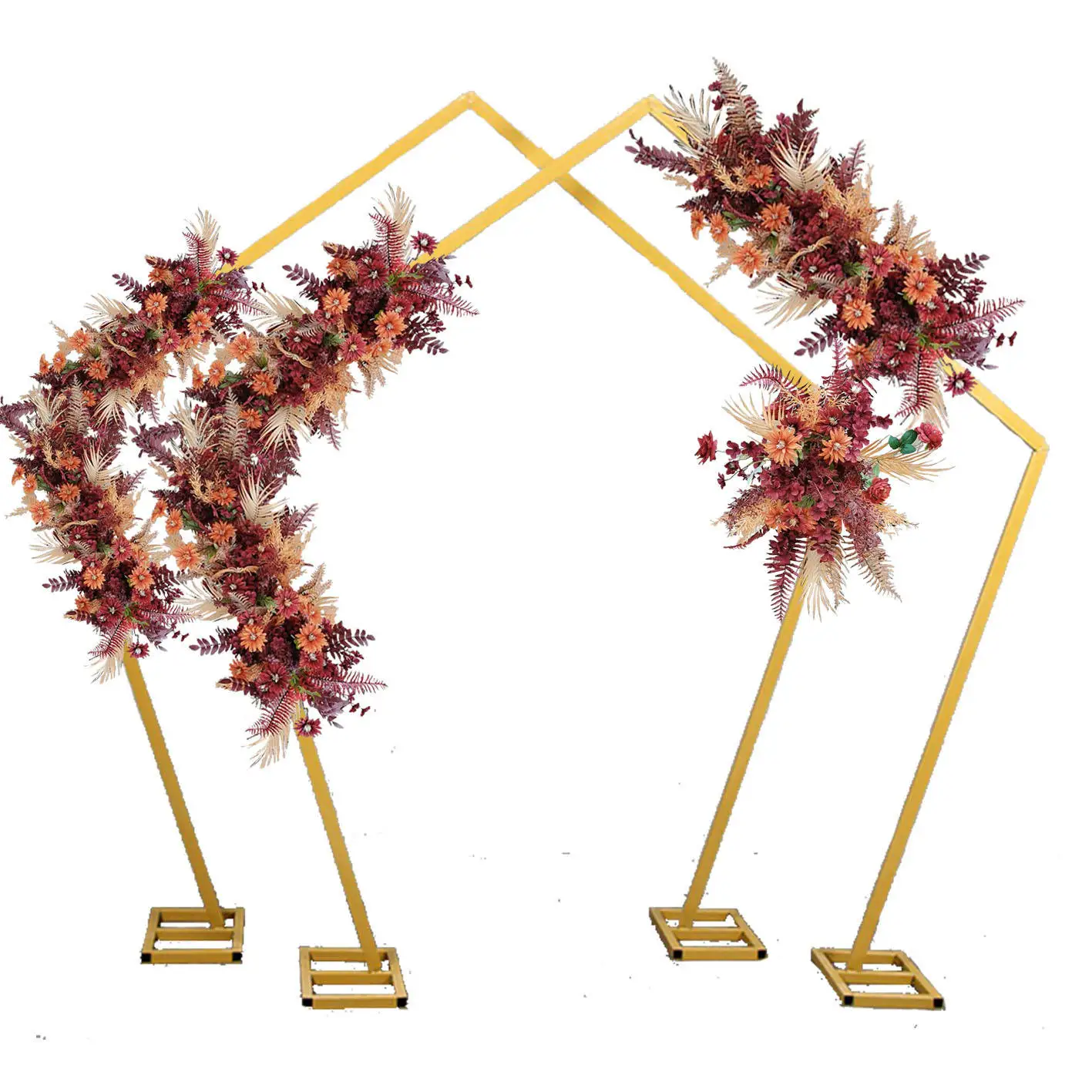 Stand Floral Artificial Ceremony Large Wooden Balloon Decoration Arrangement Flower Arch Backdrop For Sale For Wedding Events
