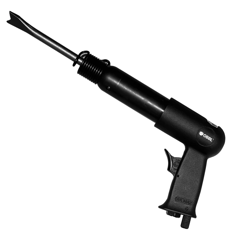 OBBL Heavy Duty 250mm Air Hammer Chisel Tool Kit Set Pneumatic Gun with 5 Chisel