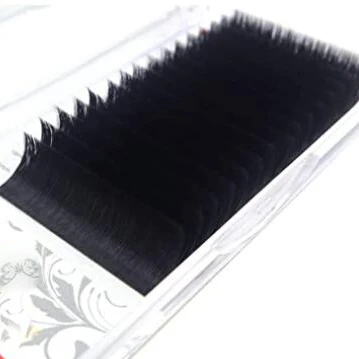 shape hand woven premium brown soft light natural eyelashes extension makeup mesh net cross false eyelash individual