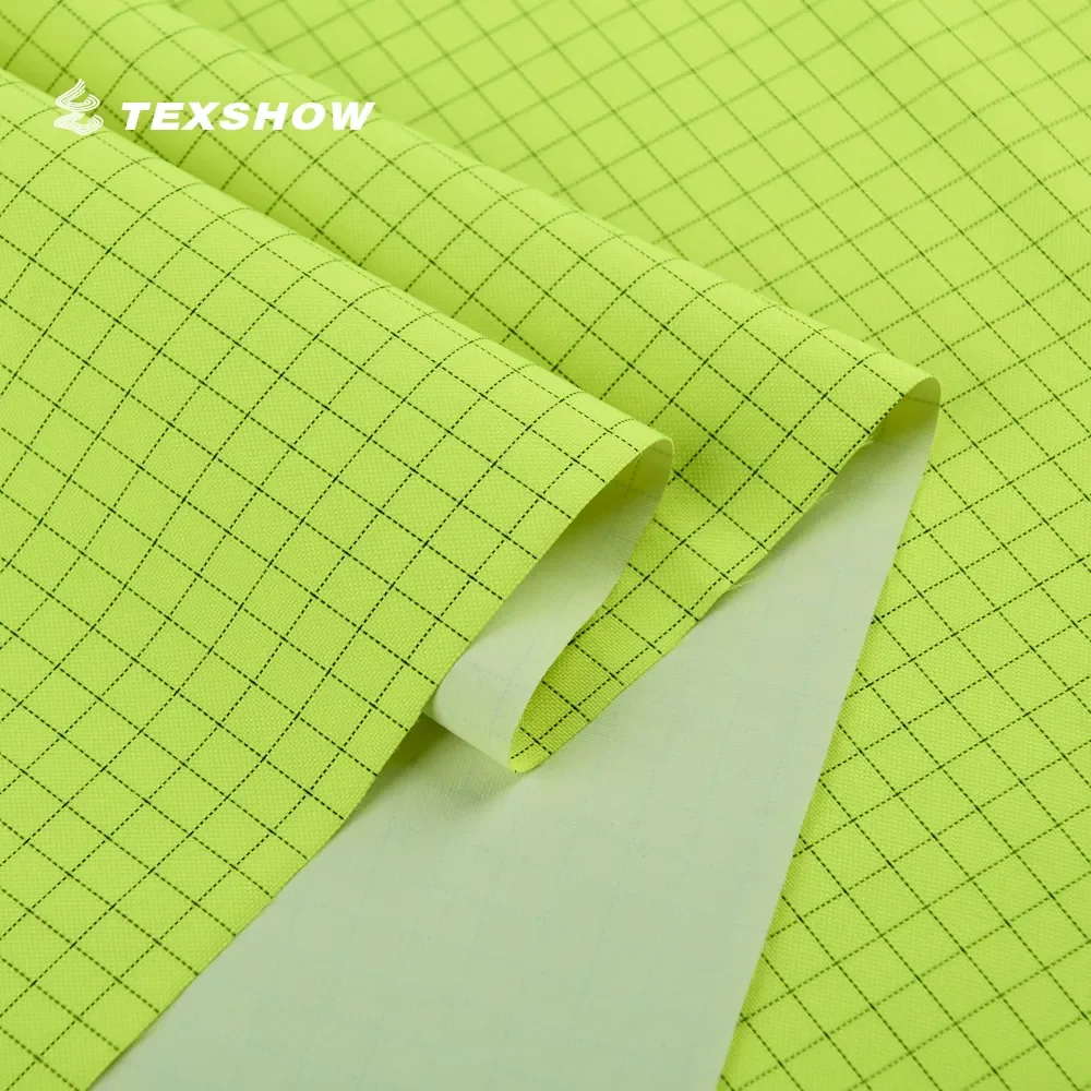 Tarp Fireproof polyester anti-static carbon conductive 300D DTY FR oxford fabric for firemen clothing uniforms