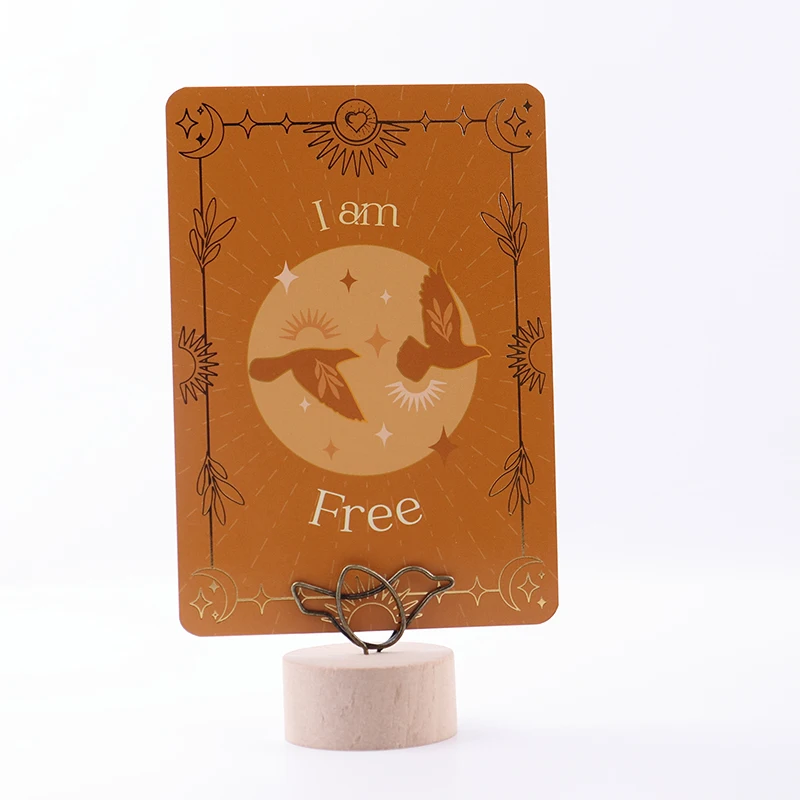 Customized Positive Affirmations Cards Women Motivational Mindfulness Cards