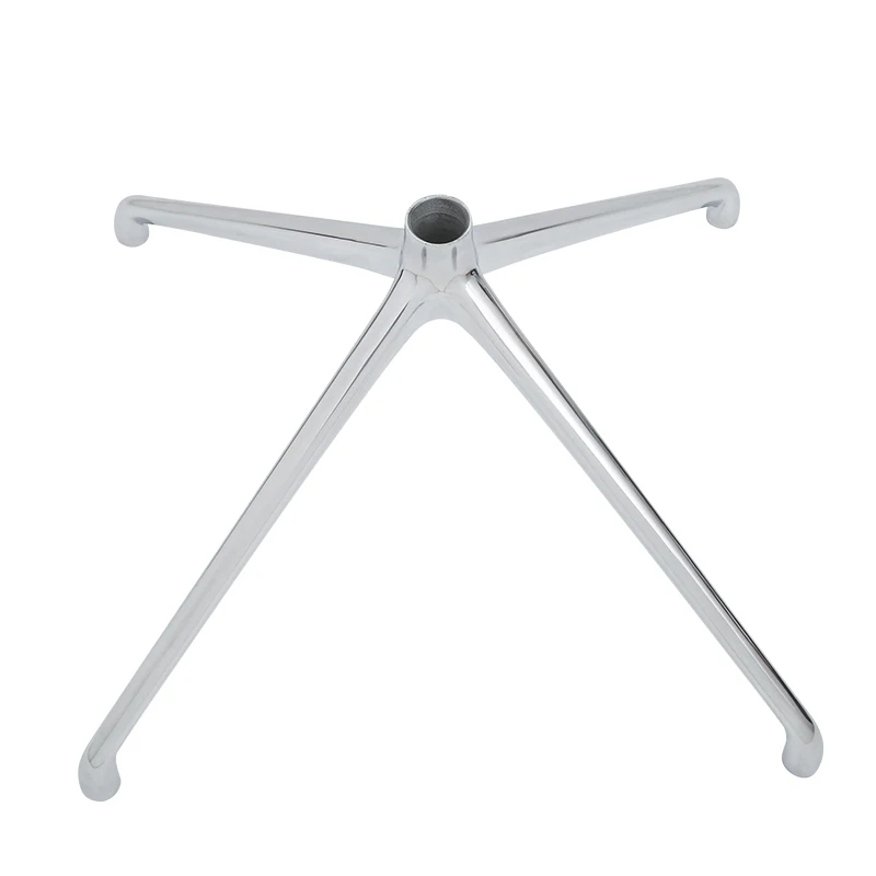 Поставка Профессионального литого под давлением алюминия, 4 звезды, металлический полированный поворотный стул для офисной мебели