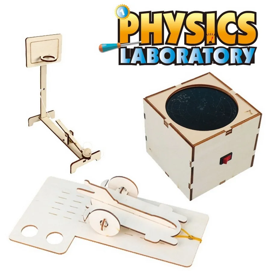 Educational Toy STEM Kits Wood Craft Kit DIY Science Building Projects Wooden Puzzle Assembly Model Set