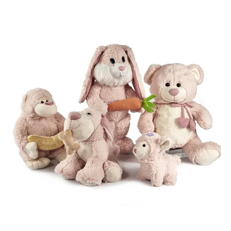 
Hot selling Lovely Plush Toys Rabbit Customized Super Soft Stuffed Plush Animal Bunny Doll 