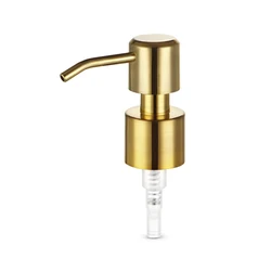 Wholesale 24mm plastic copper silver gold plated cosmetic bronze / copper soap lotion dispenser pump 24 410 for liquid dish soap