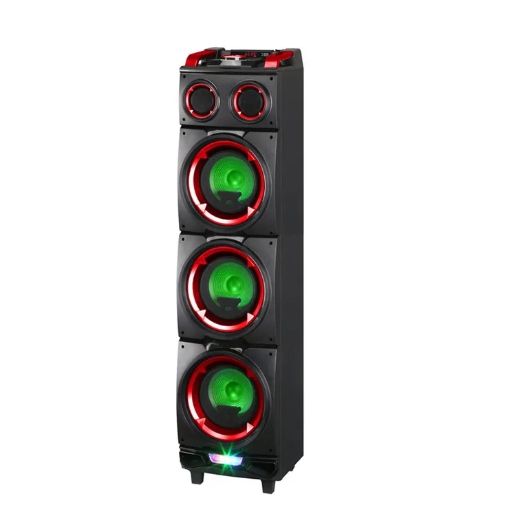 
Party audio with three 8-inch speakers karaoke Speaker rich interfaces, LED lighting party audio 
