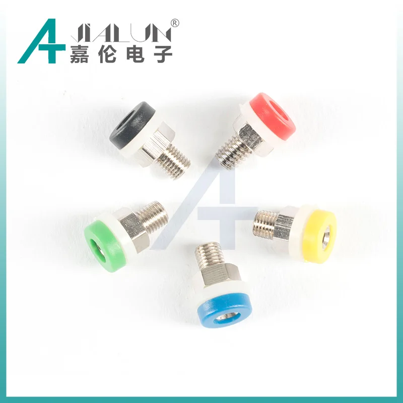 JIALUN 2mm PCB Panel Mount Jack 5PCS Banana Panel Socket