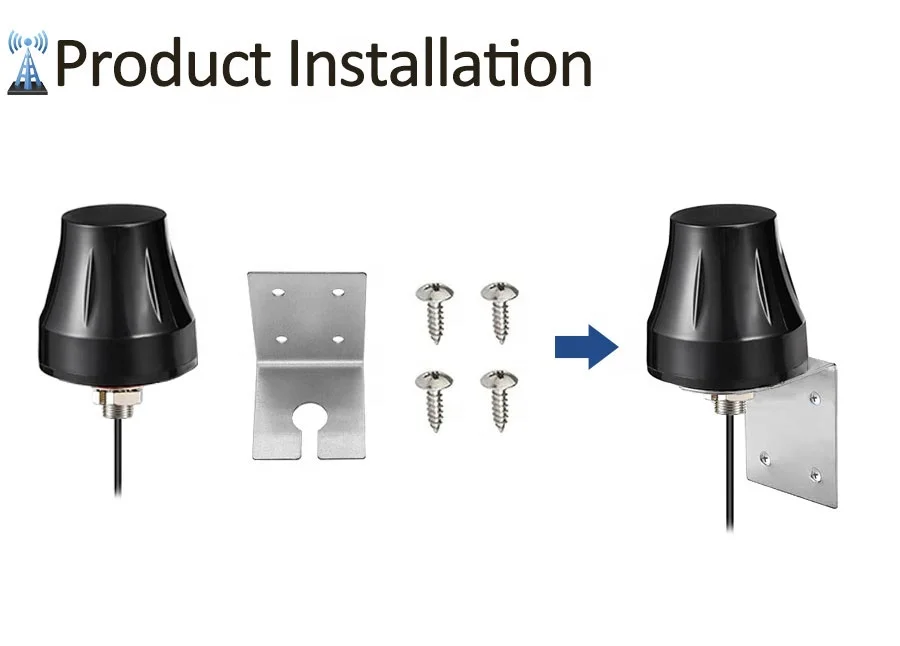 4G LTE Antenna Manufacturer Screw Mount Wideband Cellular Antenna for External use on outdoor assets worldwide