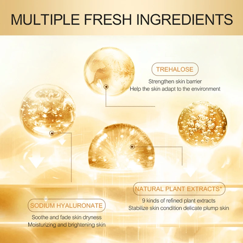 Best selling Ginseng Firm Anti-wrinkle Silk Facial Mask Hydrating Moisturizing Anti-aging Oil-control Skin Care Mask Oem