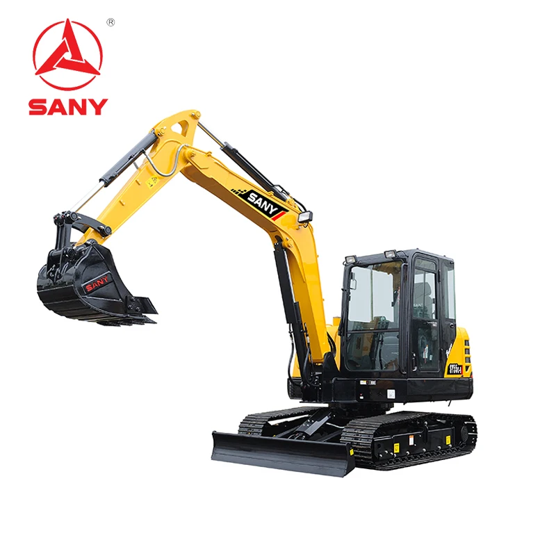 Маленький экскаватор SANY SY60 0 21 м3 6 оттенков для продажи мини-экскаваторы