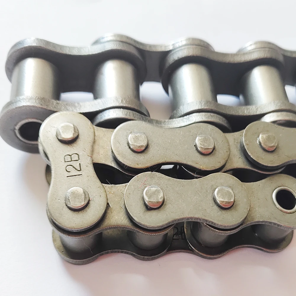 Short Pitch 06B-1 /08B-2/16B-2 DIN Standard Roller Chain Black Hardware Plain  a Series / B Series