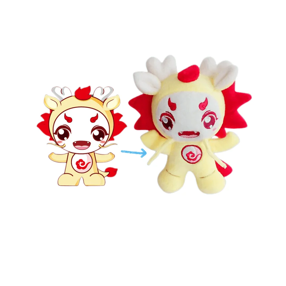 OEM Custom Panda with bamboo and red scarf Soft Plush Toy custom-made stuffy animal plush doll for souvenir kid  girl boy gift