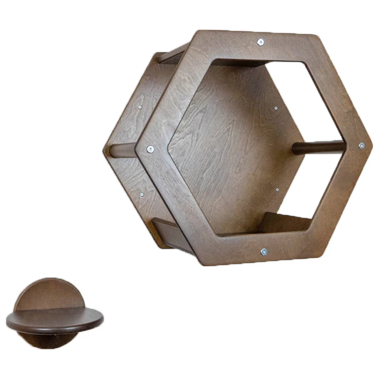 New design hanging plush pet house cat cave shelves cats climbing interior set bed condo