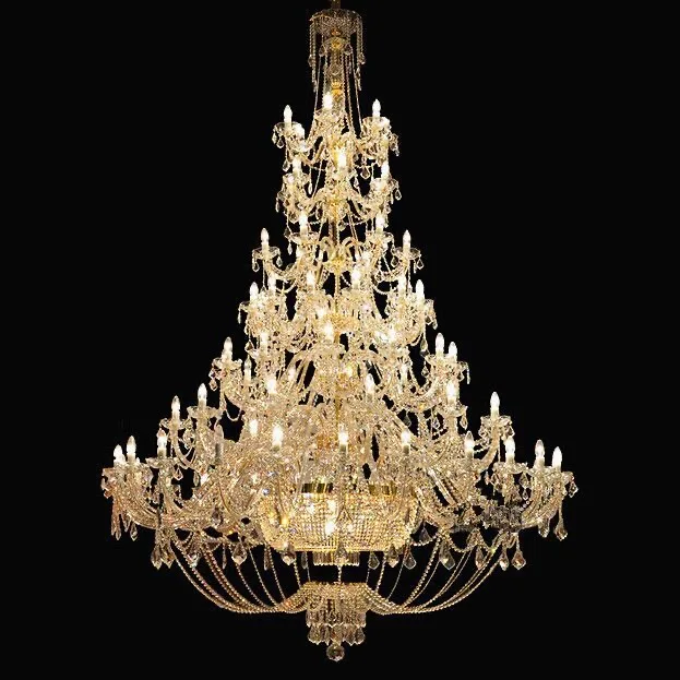 Meerosee Baccarat Crystal Chandelier K9 Crystal Lamp Interior Lighting Home MD87077