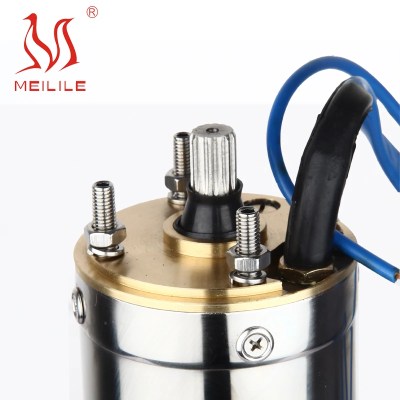 
dc solar powered submersible water pump 1hp 2hp 3hp dc motor solar pump for irrigation 