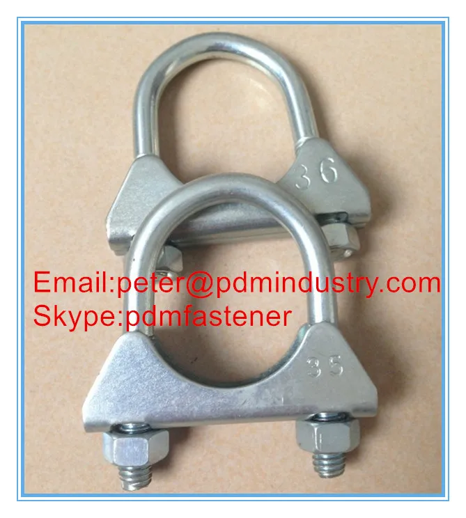 Zinc Plated DIN3570 Stainless Steel 304 7mm Strain Clamp U Type Bolt