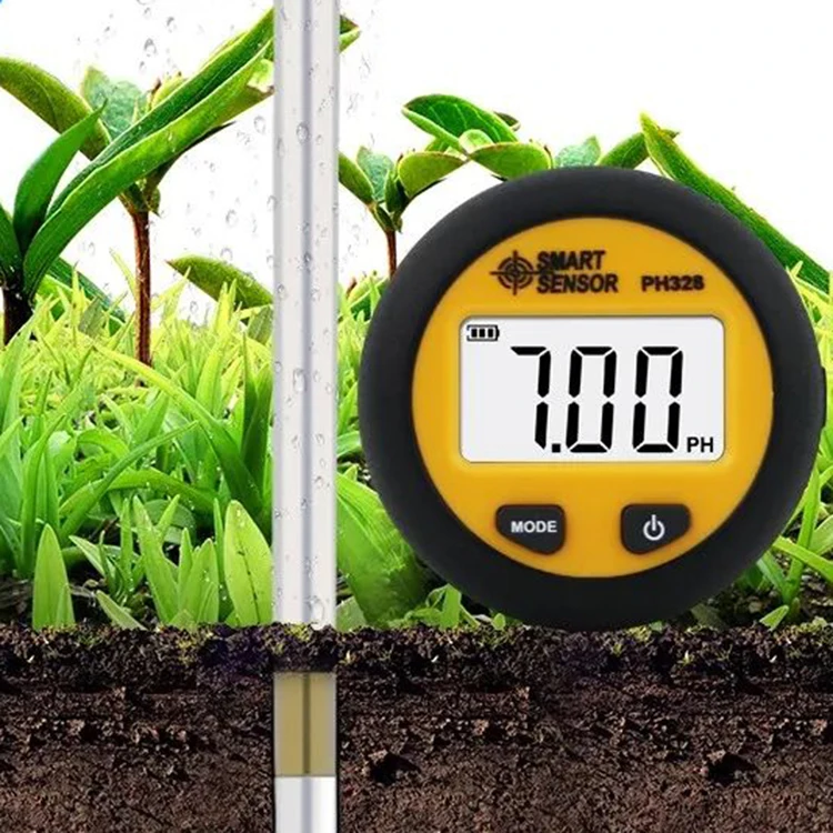 Smart Sensor PH328 Soil Moisture Meter Temperature tester 3 in 1 soil PH meter