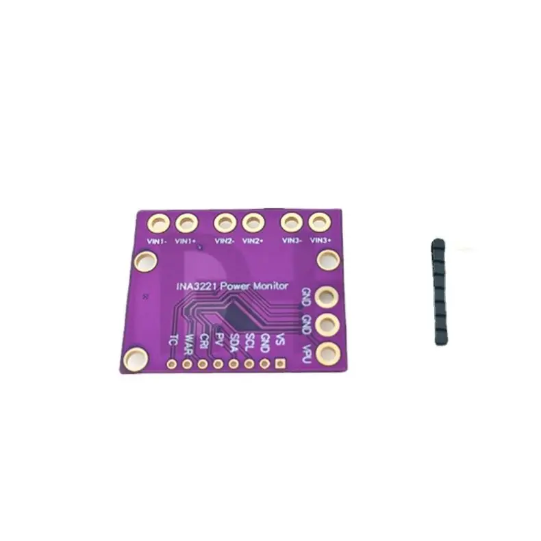 MCU-3221 INA3221 three low-side/high-side I2C output current/power monitor