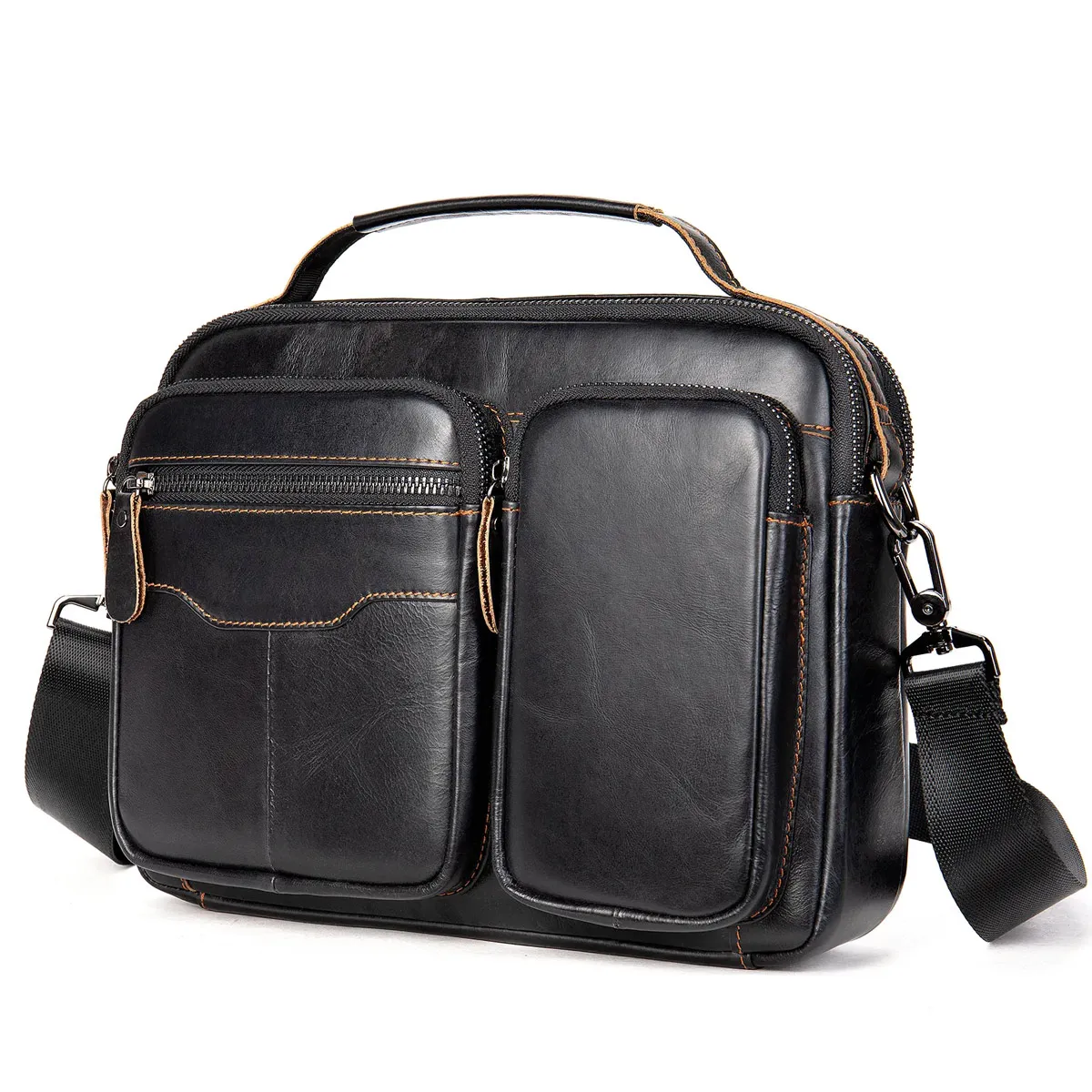 Pu Leather Briefcase Bag Buff Leather Briefcase Laptop Briefcase Bag