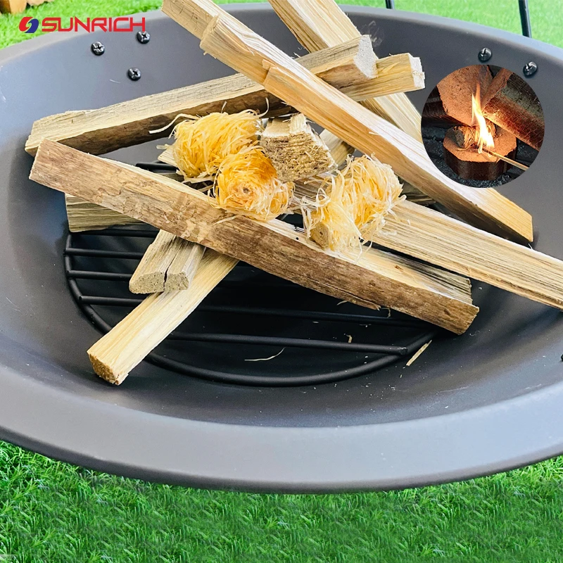 200 pcs per box Natural Eco Wood Wool Firelighter