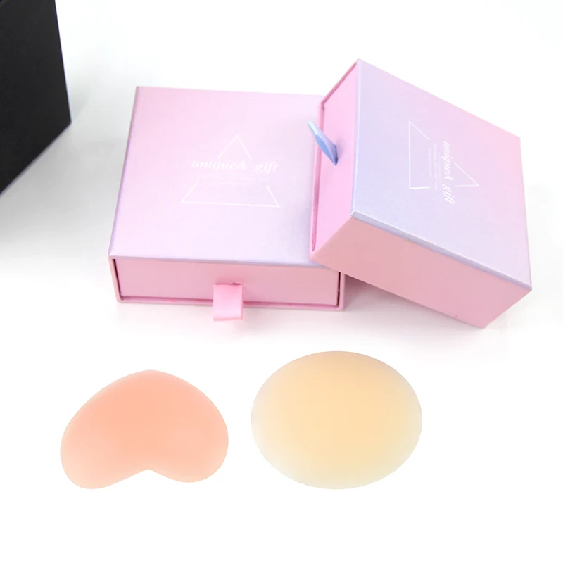 Women anti-protruding breast pads areola Invisible breast  dress weeding silicone nipple pads