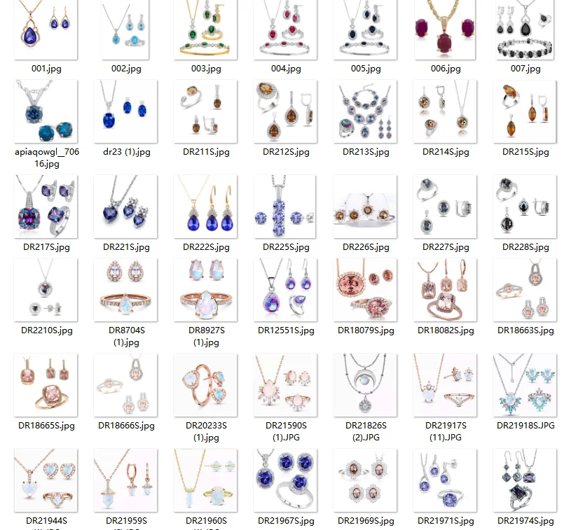 925 Sterling Silver Gemstone and White Sapphire Halo Heart Pendant Necklace Stud Earrings and Ring Set