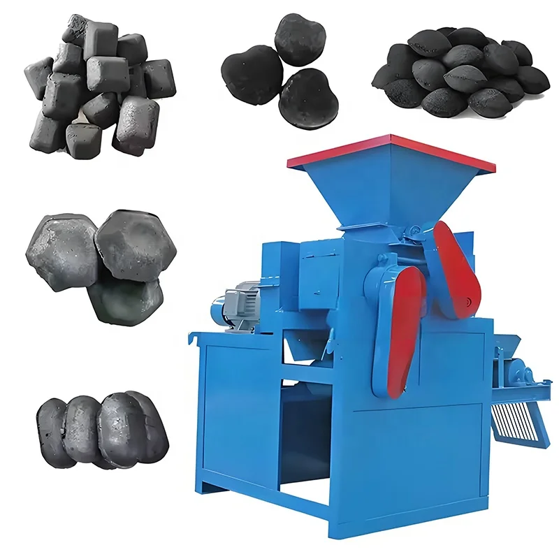 20 Years Experience wet dry ball pressing equipment egg pillow oval shape charcoal briquette press making machine
