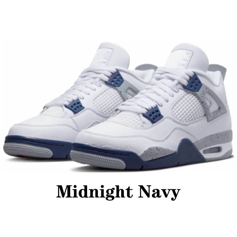 2023 Newest Sneakers aj 4 Retro SE Craft Photon Dust Midnight Navy Thunder Red Cement retro 4 shoes