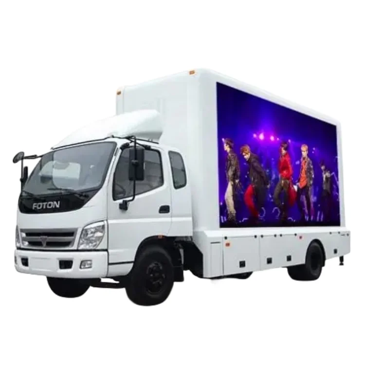 Outdoor Waterproof Full Color Truck Mobile Advertising Led Display Screen Billboard Truck Price