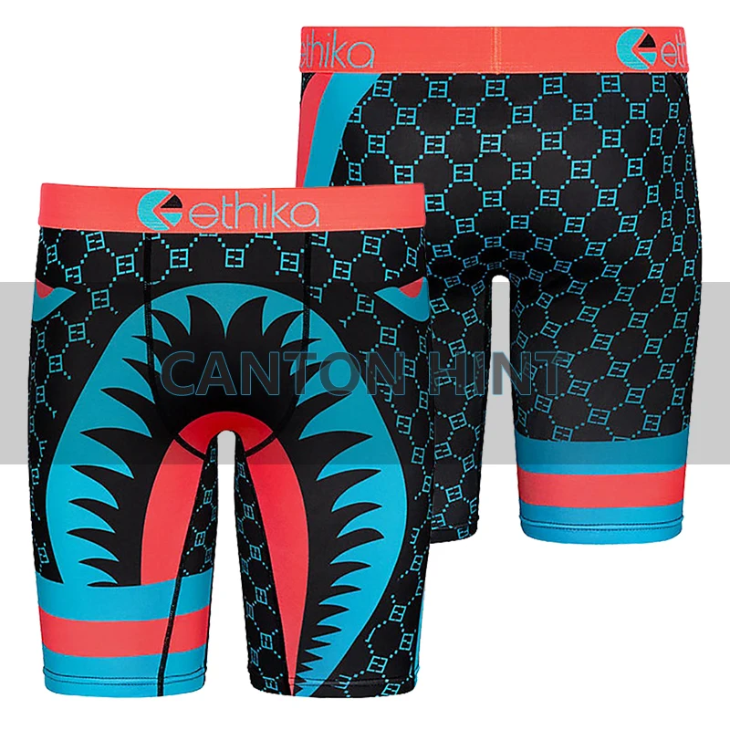 
Canton Hint Ethika staple boxer boxers men sample ackaging logo boxers briefs shorts underwear for men hot selling ethika 